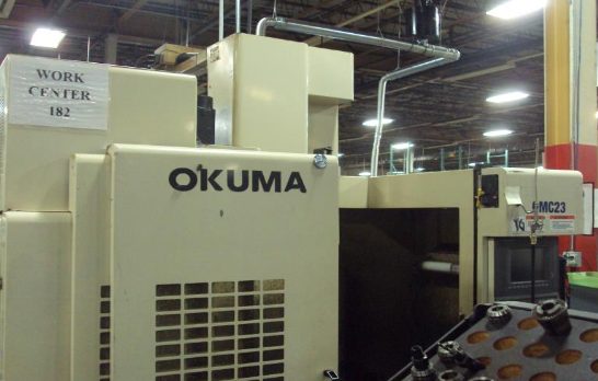 CNC Okuma OMC23, centro de maquinado en AMAGA Group
